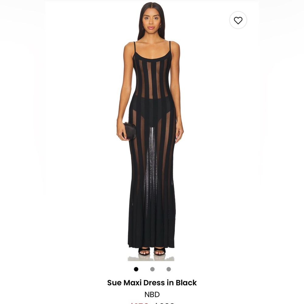 NBD Sue Maxi Dress in Black